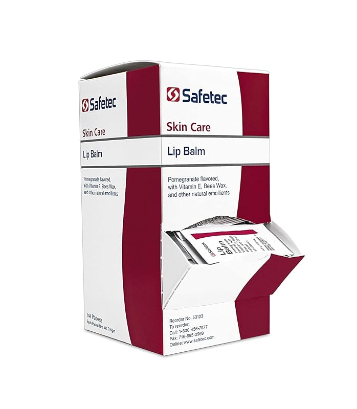 Safetec Bálsamo Labial com Sabor de Romã, 144 Unidades