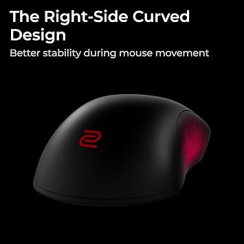 BenQ Zowie U2-DW 4K Wireless Mouse for Esports, Sports Science, 4K Enhanced Receiver, 60g, Symmetrical, Driverless, 3950 Sensor, 4K Polling Rate Wireless Mouse (U | 3950 Sensor | Symmetrical)