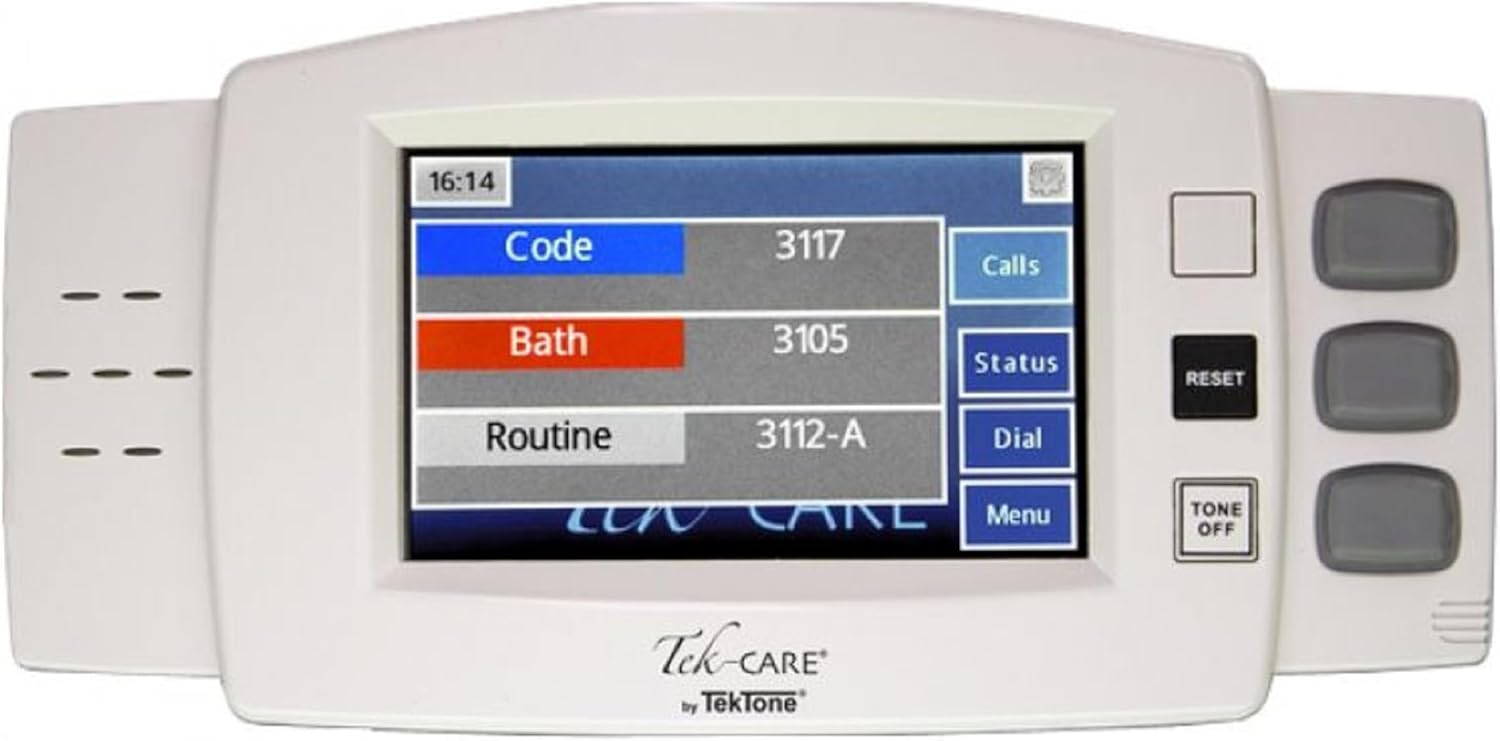 Alpha Communications NC415G3 Master Station with LCD Display; Can be Used with Nurse Call Systems; Tone and Visual Annuncation of Calls; UL 1069 and cUL Listed