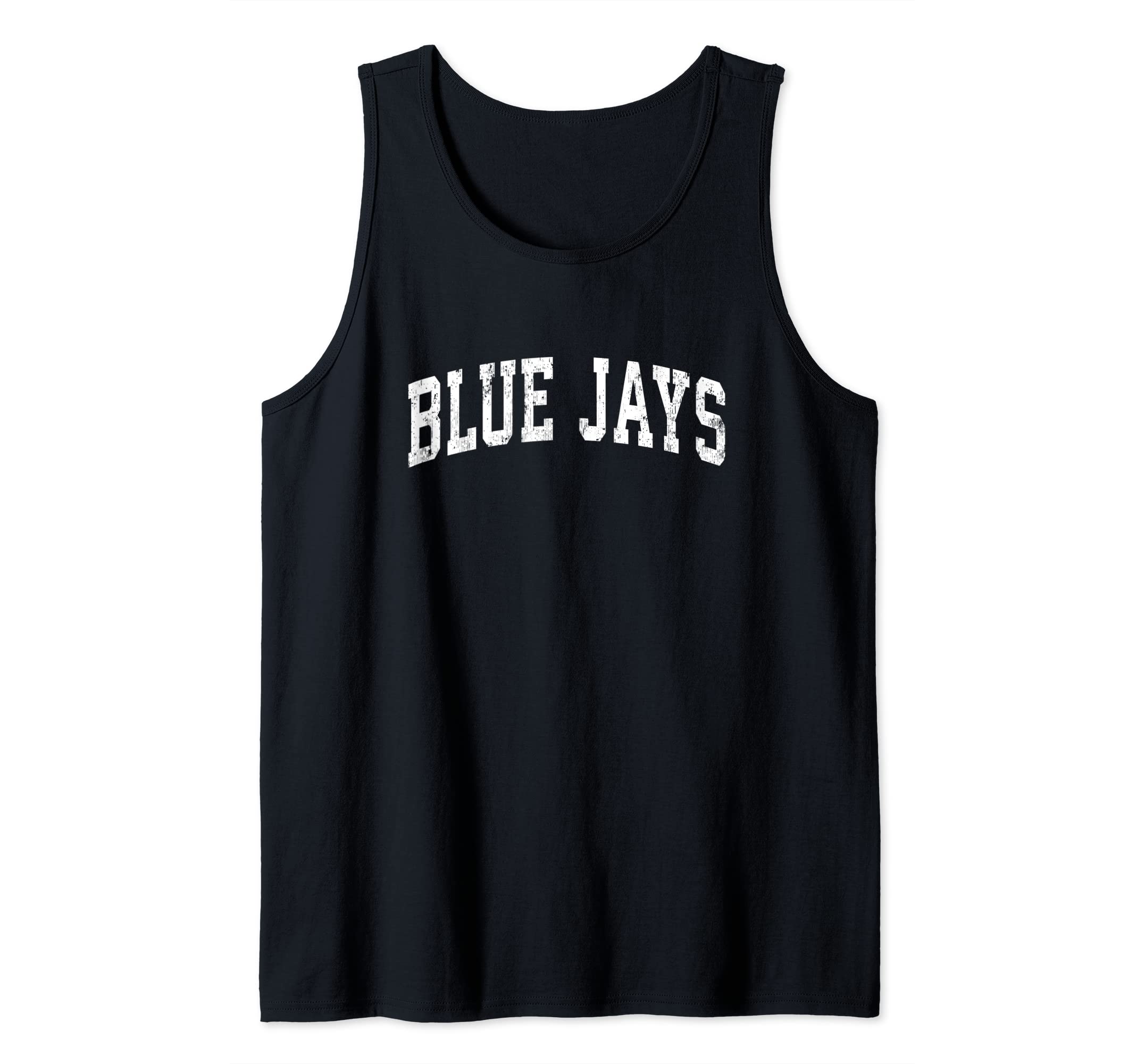 Blue Jays Mascot Vintage Athletic Sports Name Design Tank TopOEKO-TEX STANDARD 100