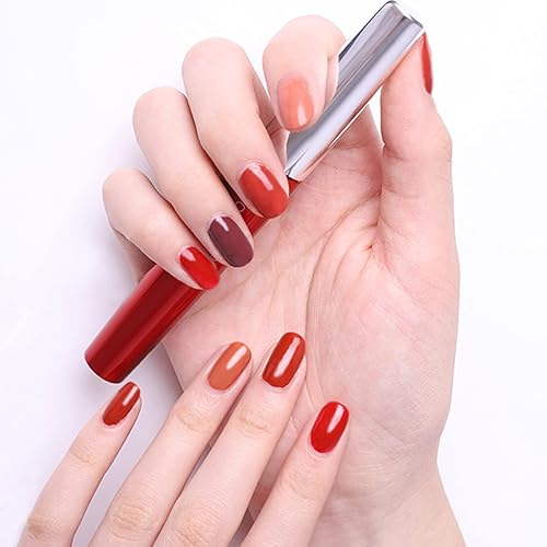 Miniatura 5 de Abitzon Juego de esmaltes de uñas (10 botellas)  No tóxico, ecológico, fácil de quitar y de secado rápido, esmalte de uñas a base de agua