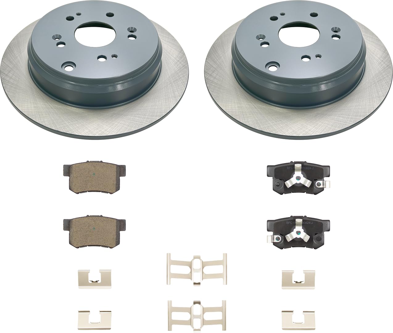 MOTEX Rear Disc Brake Kit for 2005-2016 Honda CR-V, 2010-2012 Acura RDX (with 304.5mm rotor) - 2
