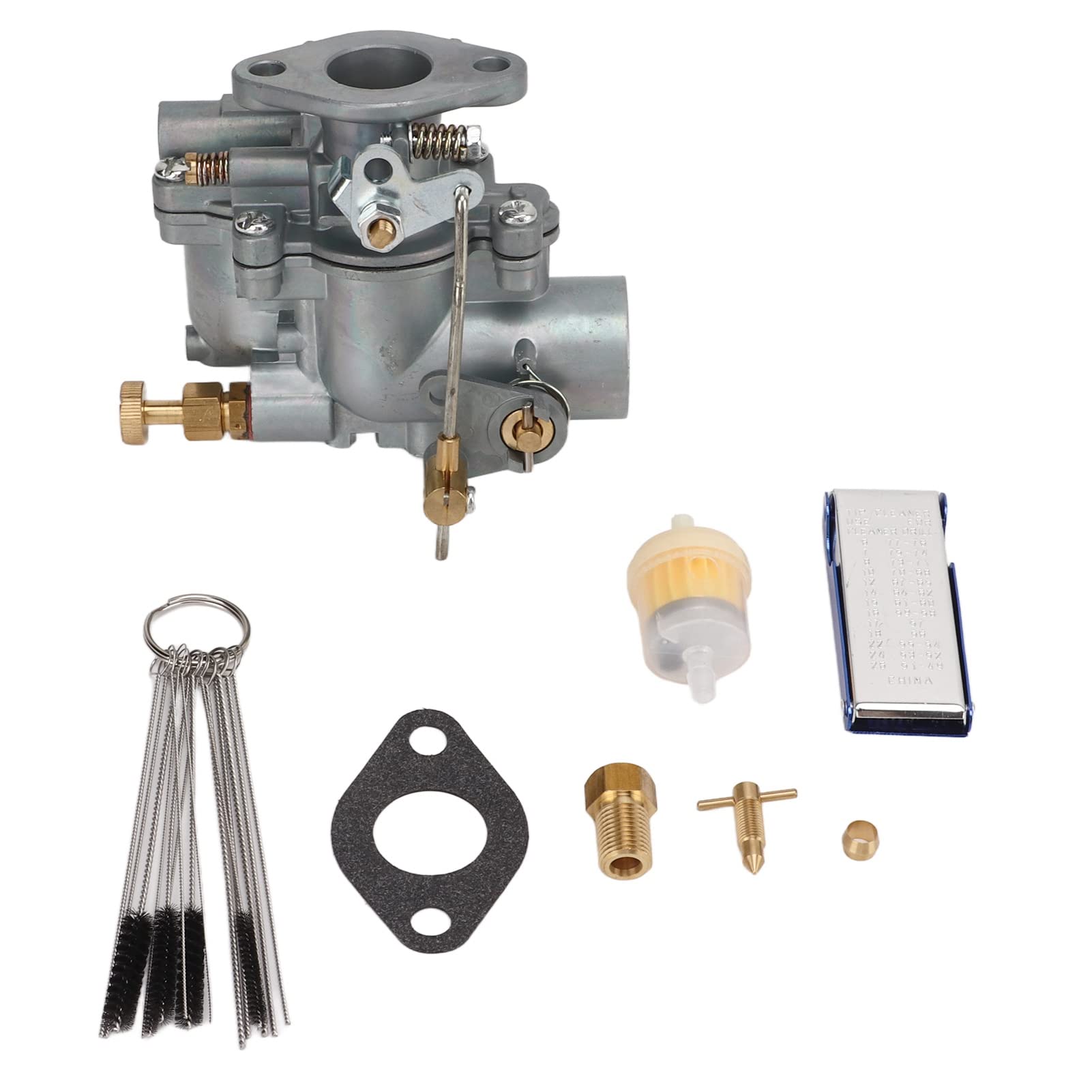 Carburador Tractor Carb con Junta y Pernos, 200361 HTS0256 Carburador Schebler de Lavable Reemplazo para Massey Ferguson Tractores Agricolas Serie TE20 TE20 TEA20 TED20