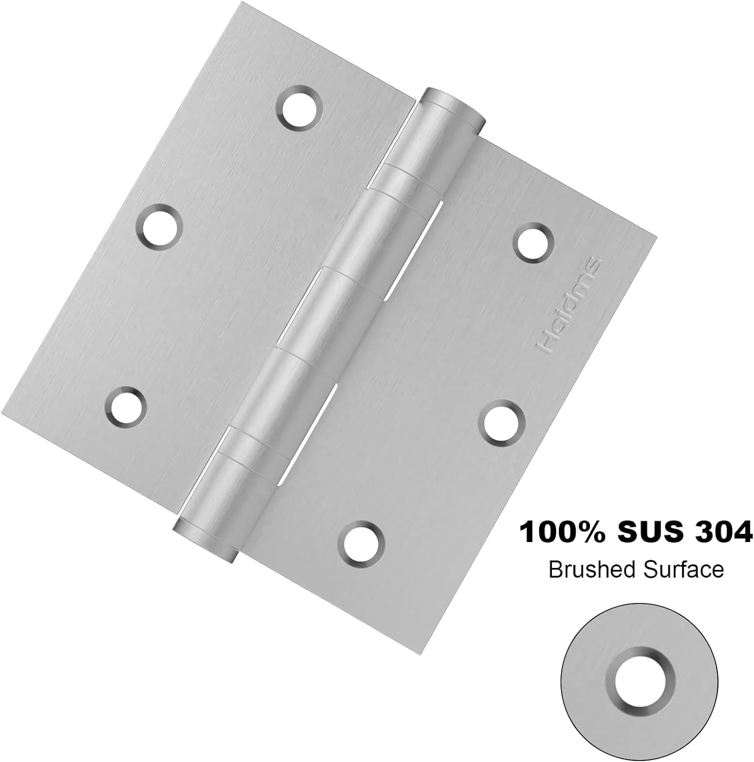 Snapklik.com : Haidms 3Pack Ball Bearing Hinges 3.5 Inch Door Hinges