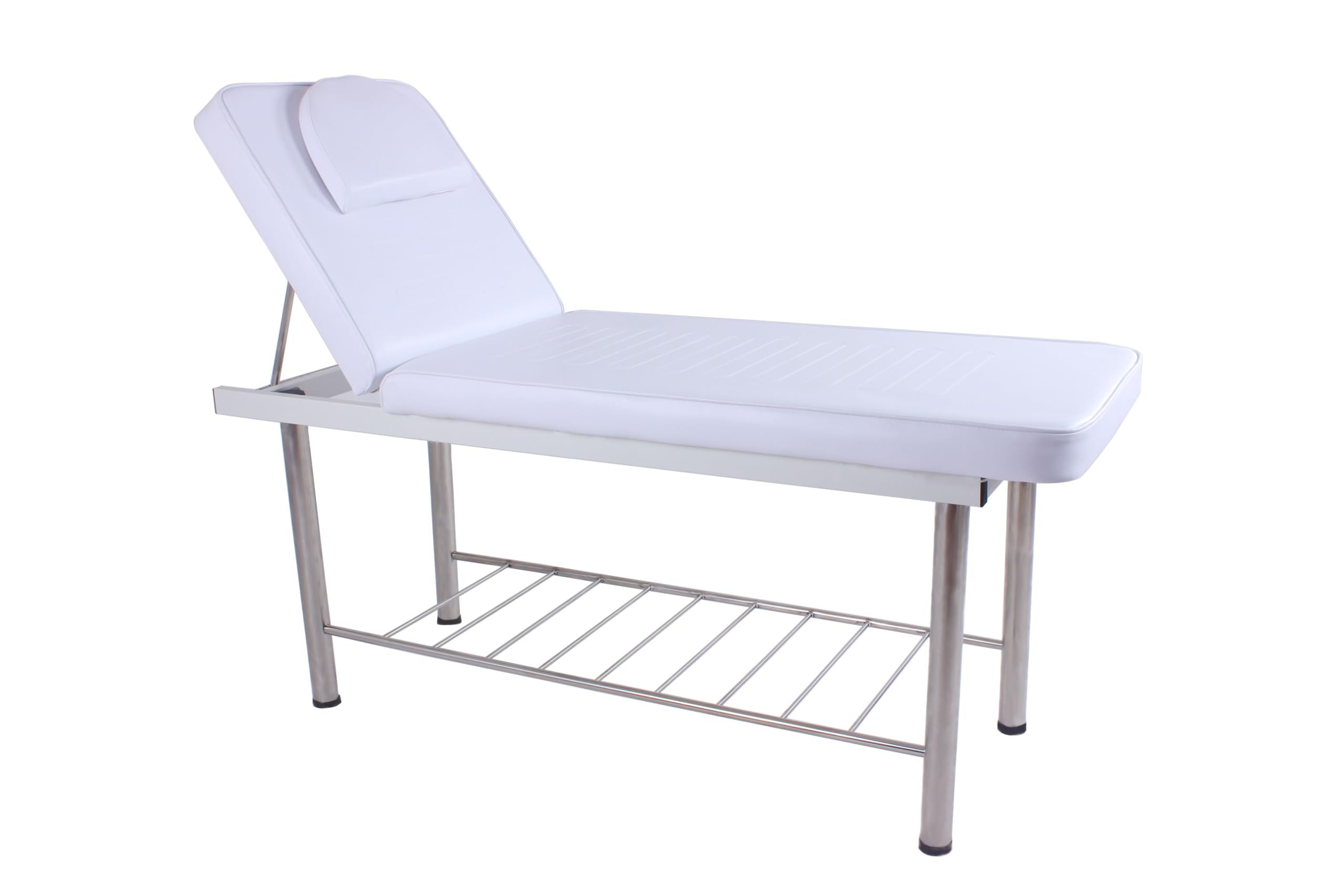 ZStyle Lettino letto massaggio estetica professionale poltrona studio reclinabile FISIOTERAPIA FISIOTERAPISTA TATTOO TATUAGGI RELAX (Bianco)