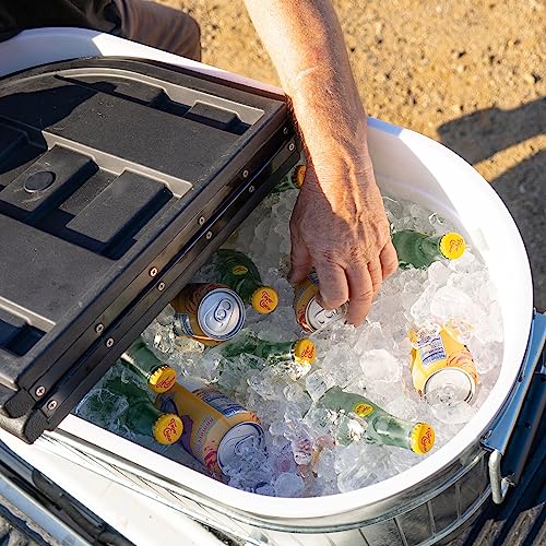 80 Quart Portable Cooler In Galvanized Steel #TOP6