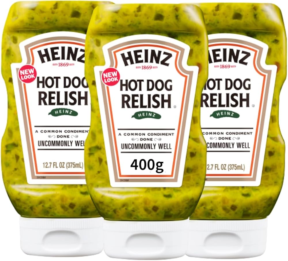 Amazon | ハインツ (HEINZ) ホットドッグレリッシュ400g ×3本 | HEINZ