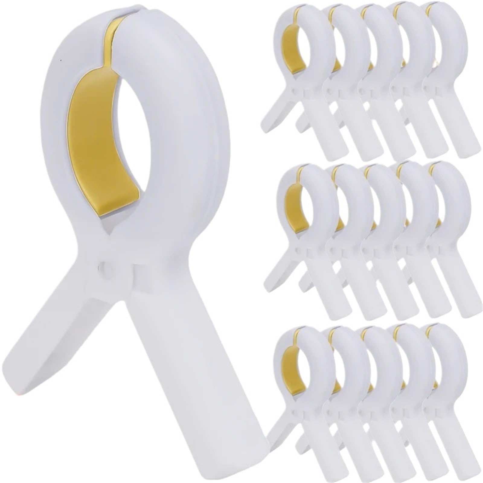 50/100/150Pcs Plastic Clothespins Large Clips Springs Clamps Laundry Drying Socks Holder Hanging Clip for Washing Line(Yellow-200pcs)