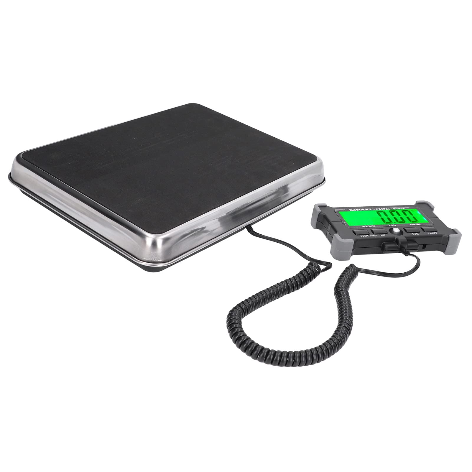 Bilancia di spedizione digitale Capacità 200 kg con display LCD HD Bilancia postale portatile per ufficio postale Magazzino Fabbrica Piattaforma in acciaio inossidabile Ric
