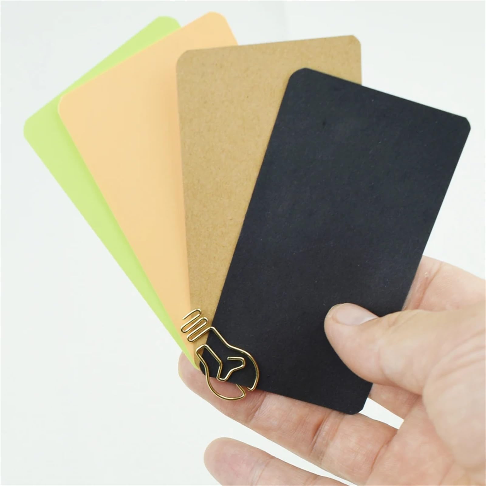 500 Stück einzigartige Glühbirnen-Büroklammern for Ihre Dokumente, birnenförmige Büroklammern, Schreibwaren für Papier(Rose Golden)