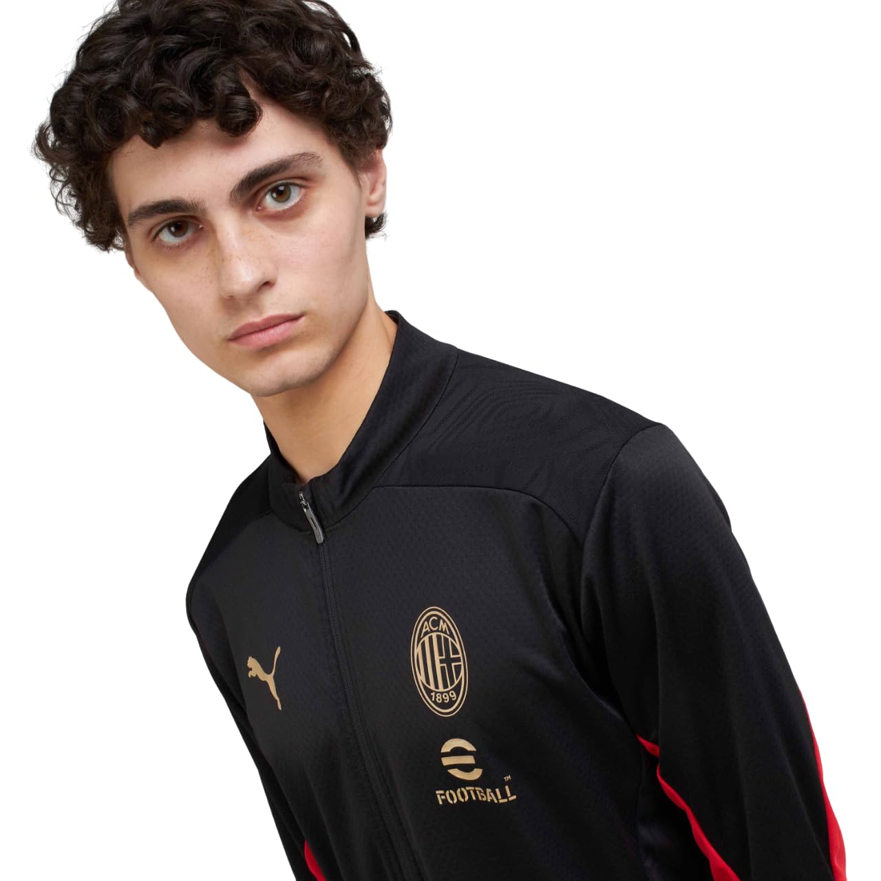 A.C. Milan Giacca Training Giacca Training, Stagione 2024/25, Tecnologia dryCELL, Vestibilità regolare Unisex - Adulto