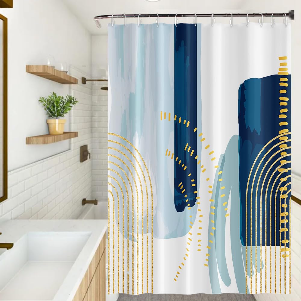 Rideau de douche style bohème pour une salle de bain moderne et relaxante