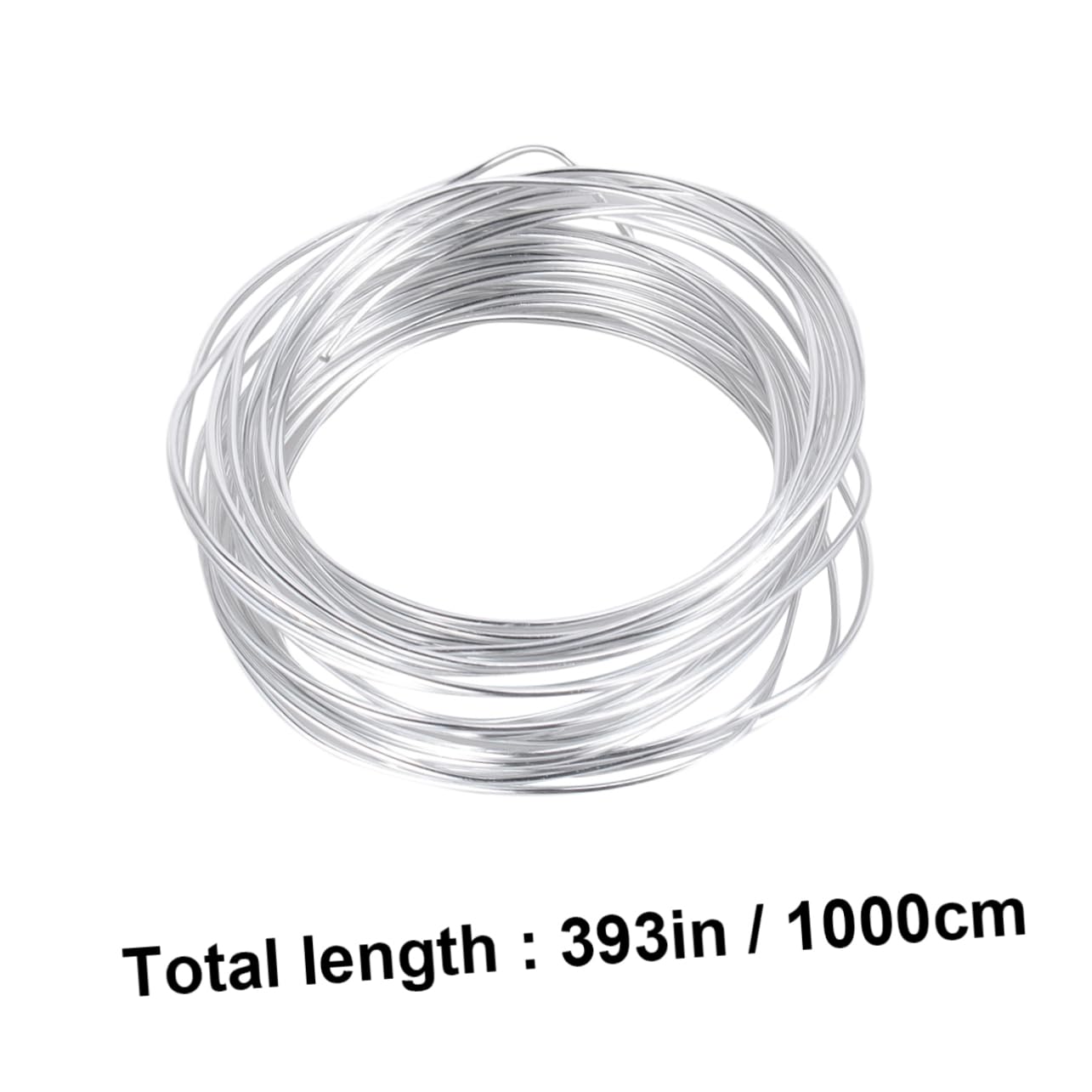 HOODANCOS Bendable Metal Craft Making Wire DIY Doll Bracket 1pc Silver Aluminum Wire Versatile for Models