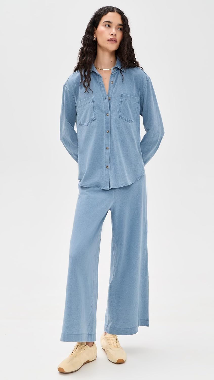 Z SUPPLY Women's Scout Jersey Flare Pants - Image 5