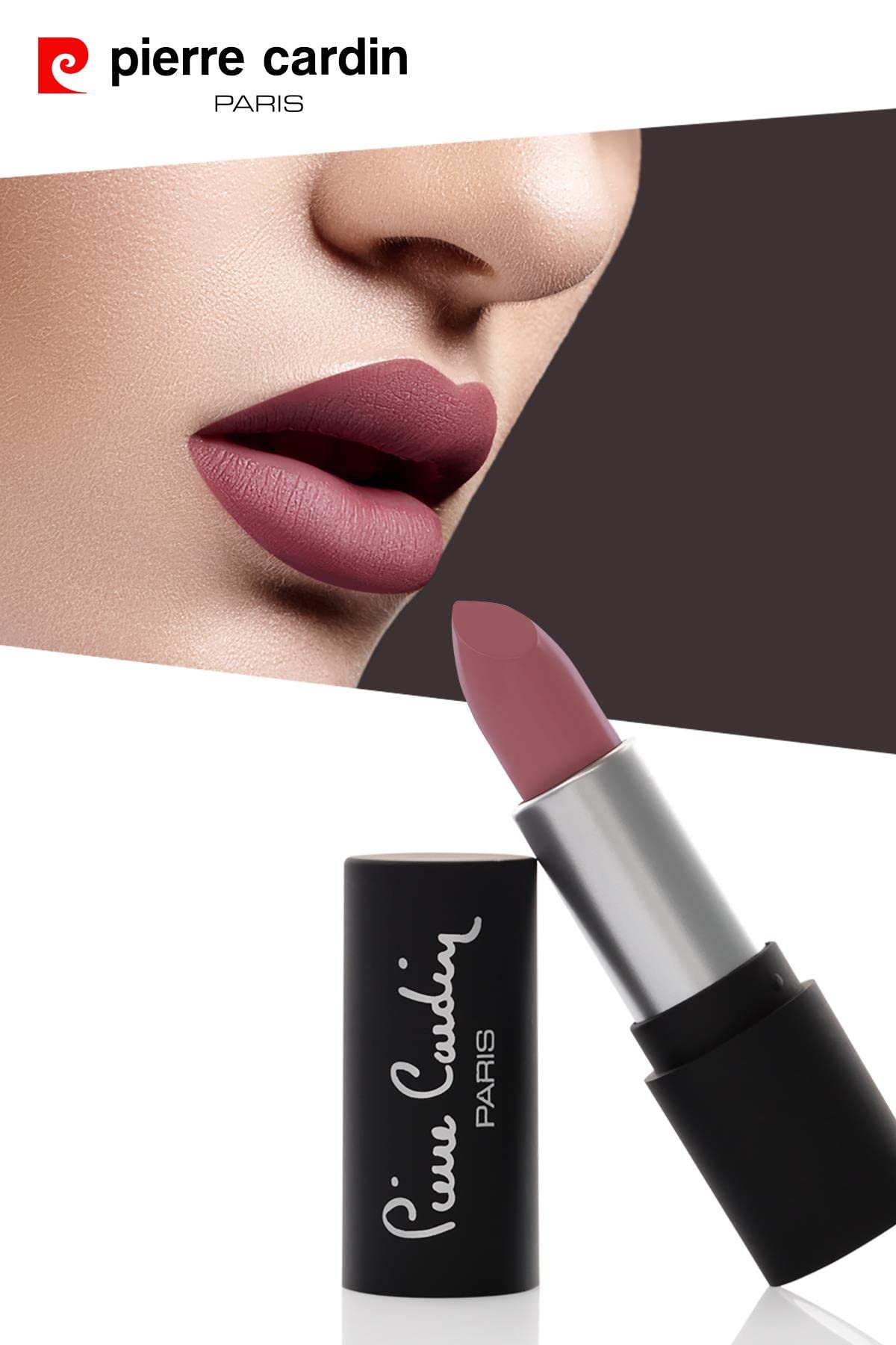 Pierre Cardin Matte Chiffon Touch Lipstick - Rosy Red -178
