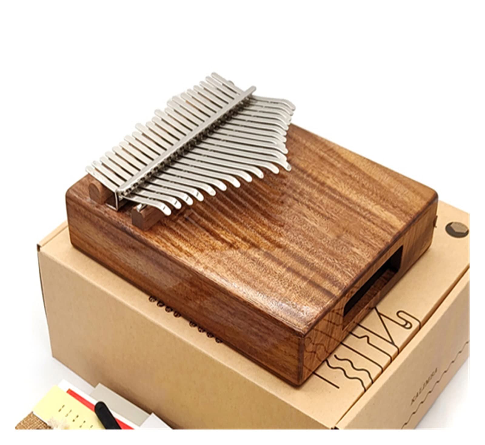 alumno Kalimba Teclado De Piano Kalimba De 21 Teclas para Instrumentos Musicales