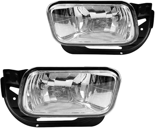 Luces antiniebla de conducción de repuesto para Dodge Ram 1500 2009-2012, Dodge Ram 2500 3500 2010-2018 con bombillas halógenas H10 12V 42W y