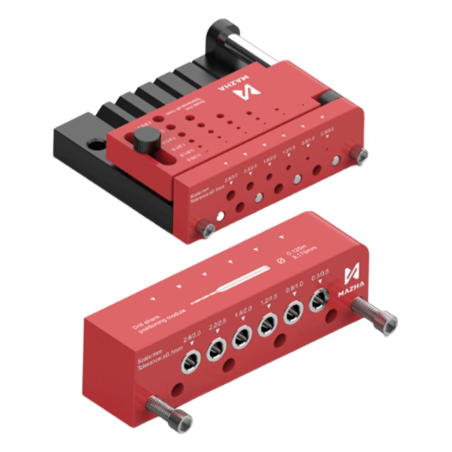 TTETTZ 丸棒ドリルガイド 直線穴位置決め装置 ホビークラフト用