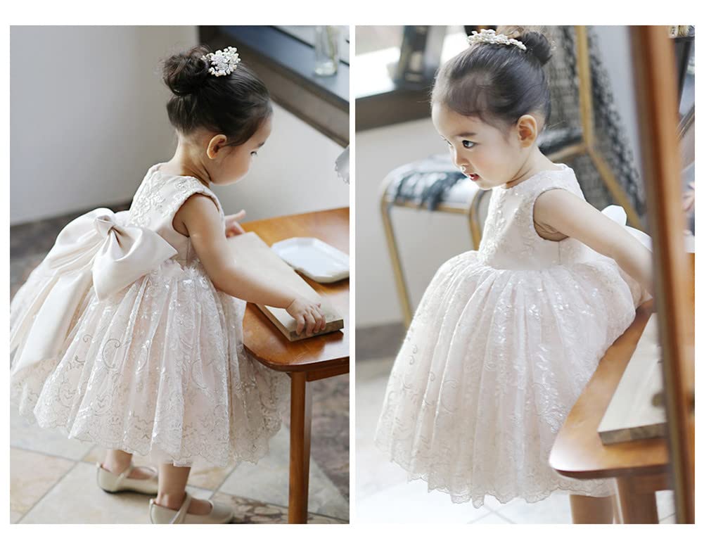 ピンク 花柄刺繍 ベビードレス ベビードレス 新生児~90cm 花柄刺繍 退院用 ベビードレス お