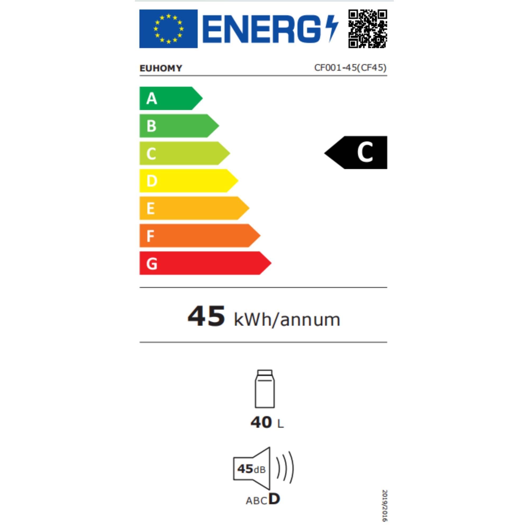 EUHOMY 40L Kompressor Kühlbox -20℃~20℃ 15-Min Schnellkühlung APP Steuerung ECO-Modus MAX-Modus 12/24V DC 100-240V AC 3-Stufen Batterieschutz Tragbar Leise