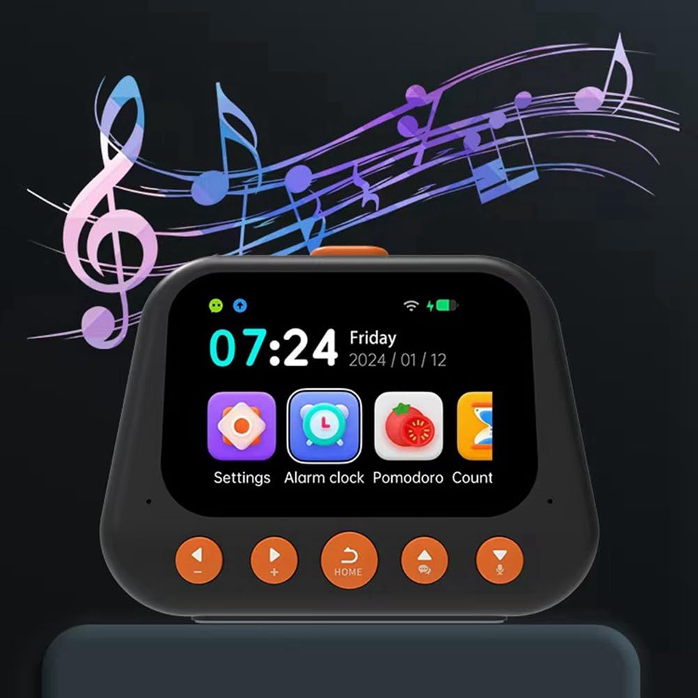 Reloj despertador inteligente con IA para niños, multifuncional, máquina de diálogo de voz, gestión del tiempo, reloj autodisciplinado B