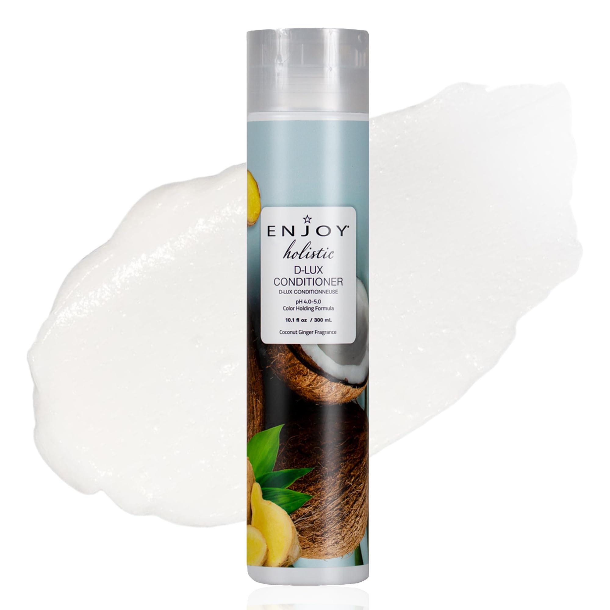 Enjoy Holistic D-Lux Conditioner - Deep Nourishing Treatment for Thick, Coarse & Curly Hair - Ultimate Softness, Shine & Detangling - Sulfate &