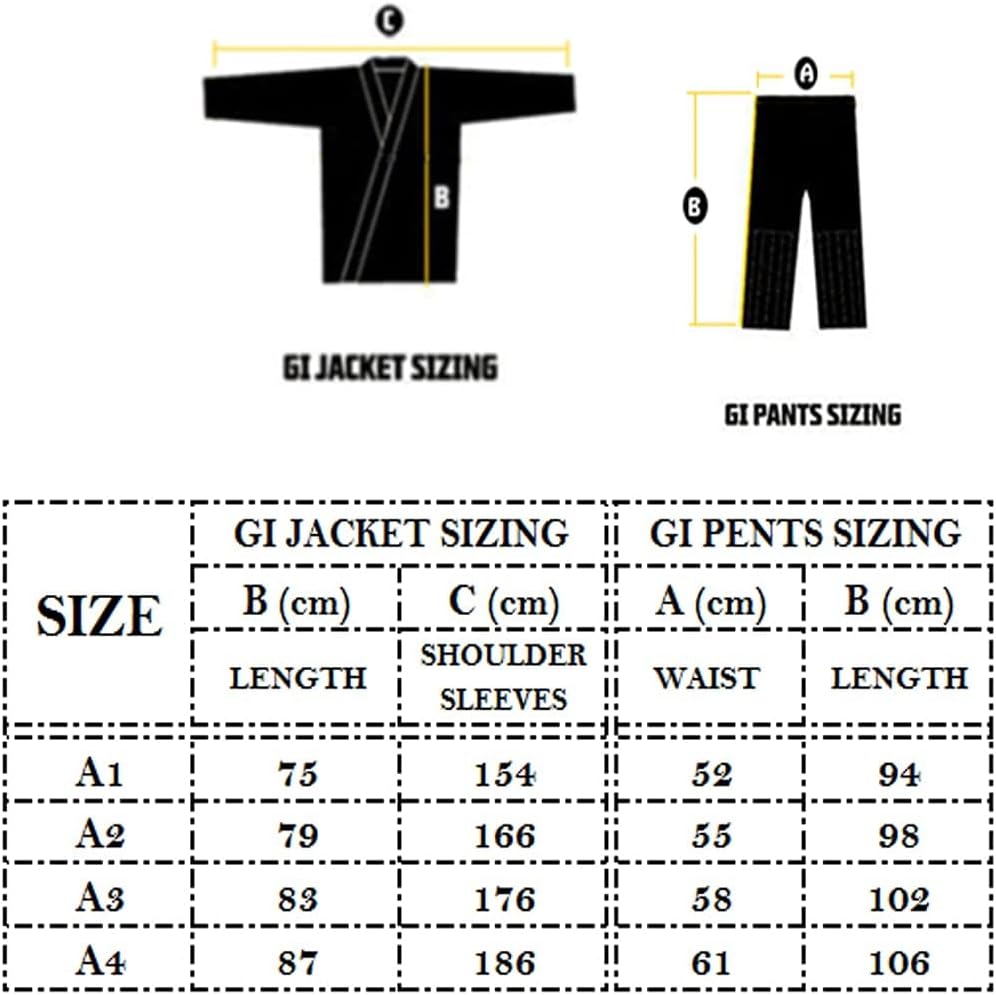 Twister Progress 5.0 Brazilian Jiu Jitsu Gi | BJJ Gi | Lightweight Preshrunk Pearl Weave | With Pants and Jacket 475gram (BLACK, A0) - Image 8