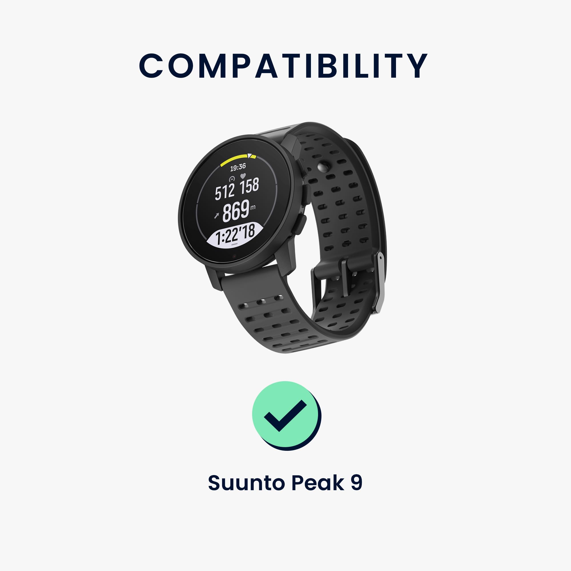 kwmobile Câble USB Compatible avec Suunto Peak 9 câble - Câble Rechange Chargeur Fitness Tracker Montre connectée - Noir (Lot de 2)