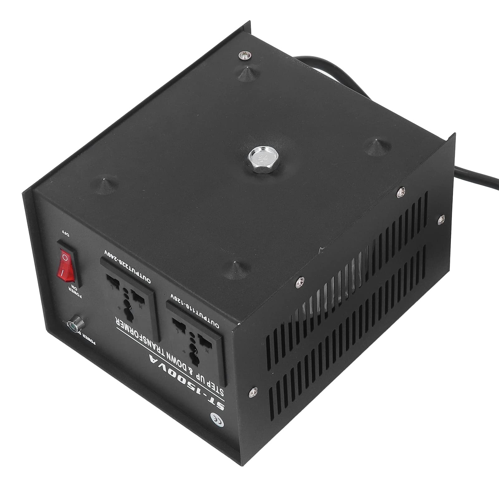 ANGGREK Transformator Napięciowy Przetwornica Obniżająca Napięcie 1500 W Regulowana Przetwornica Napięcia AC Żelazo ABS Miedź 50 60 Hz 9 A z Zabezpieczeniem Przed Przeciążeniem dla (wtyczka UE)