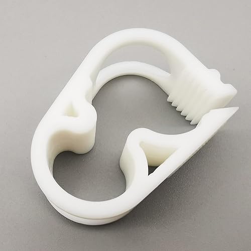 Miniatura 48 de Abrazaderas de tubo de plástico, abrazadera de tubo ajustable, resistente a altas temperaturas, válvula de pellizco de laboratorio