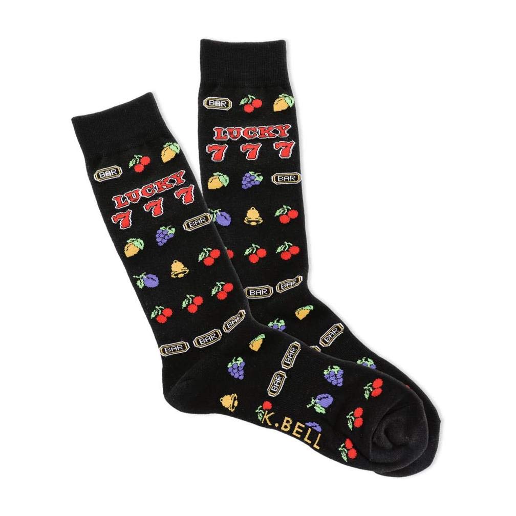 K BELL mens Fun Gamer Crew Socks - 1 Pairs - Cool & Funny Video Games Novelty Gifts
