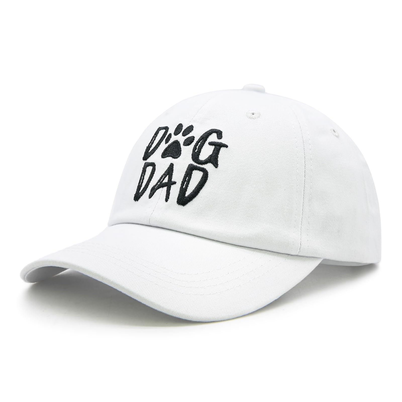 Waldeal Dog Dad Hat for Men, Embroidered Washed Cotton Baseball Cap, Funny Dog Dad Gifts for Father's Day Birthday