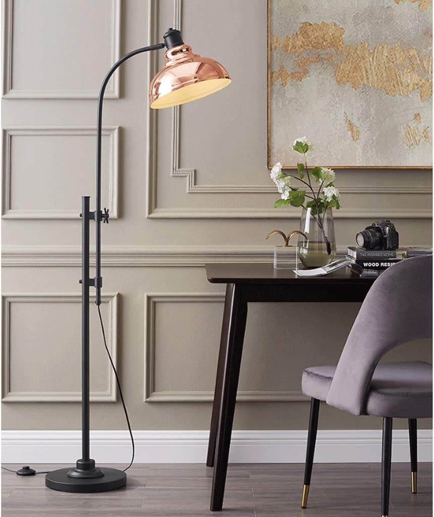 Lampa podłogowa Vloerlamp Minimalistisch design Linnen vloerlamp Zwanenhals staande lamp Kantoordecoratie Paallamp Unieke staande lampen unikalny