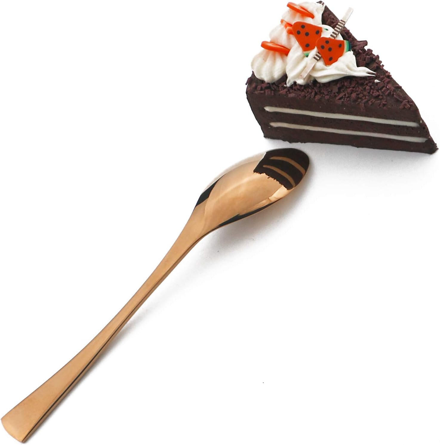 Mirror Polished Rose Silverware Set, Flatware Sets, Kitchen 304 Stainless Steel Utensils Tableware Cutlery Set Service For 4 Persons, 20-Piece SilverWare Dishwasher Safe