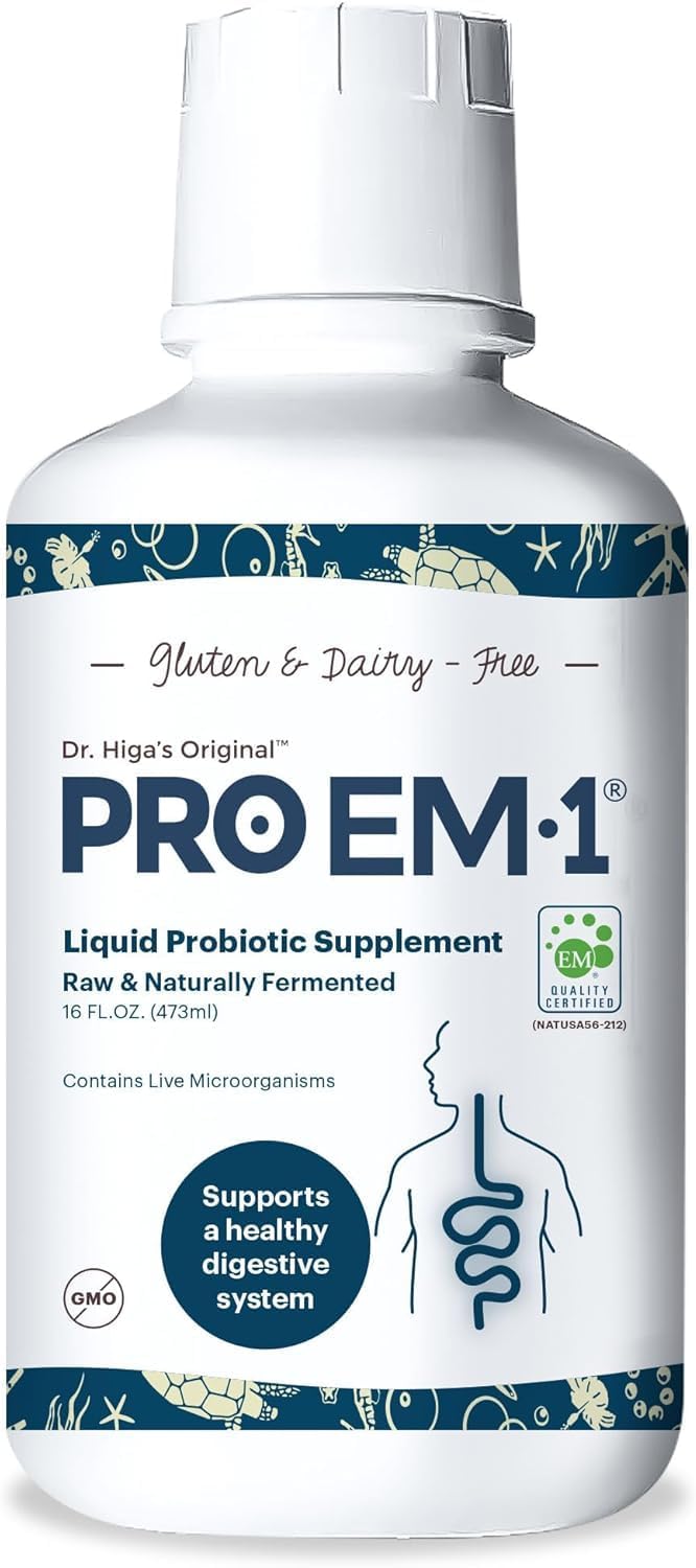 TeraGanix Organic Liquid Probiotic (30 Day Supply), Gut Health Supplement, Dr. Formulated for Adults & Kids, Improves Immune Function, Digestion & Nutrient Absorption, 6 Mil CFU/ml (16 fl oz)