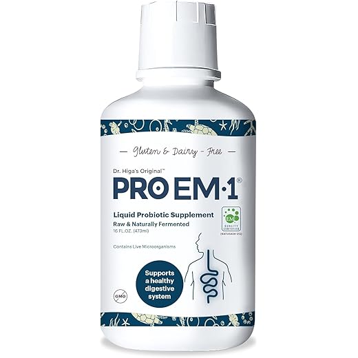 TeraGanix Organic Liquid Probiotic (30 Day Supply), Gut Health Supplement, Dr. Formulated for Adults & Kids, Improves Immune Function, Digestion & Nutrient Absorption, 6 Mil CFU/ml ﻿(16 fl oz)﻿
