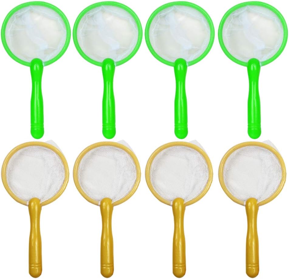 TOYANDONA 10pcs Kids Bug Catcher Nets Small Fishing Net Insect Collecting Net Bath Toy Adventure