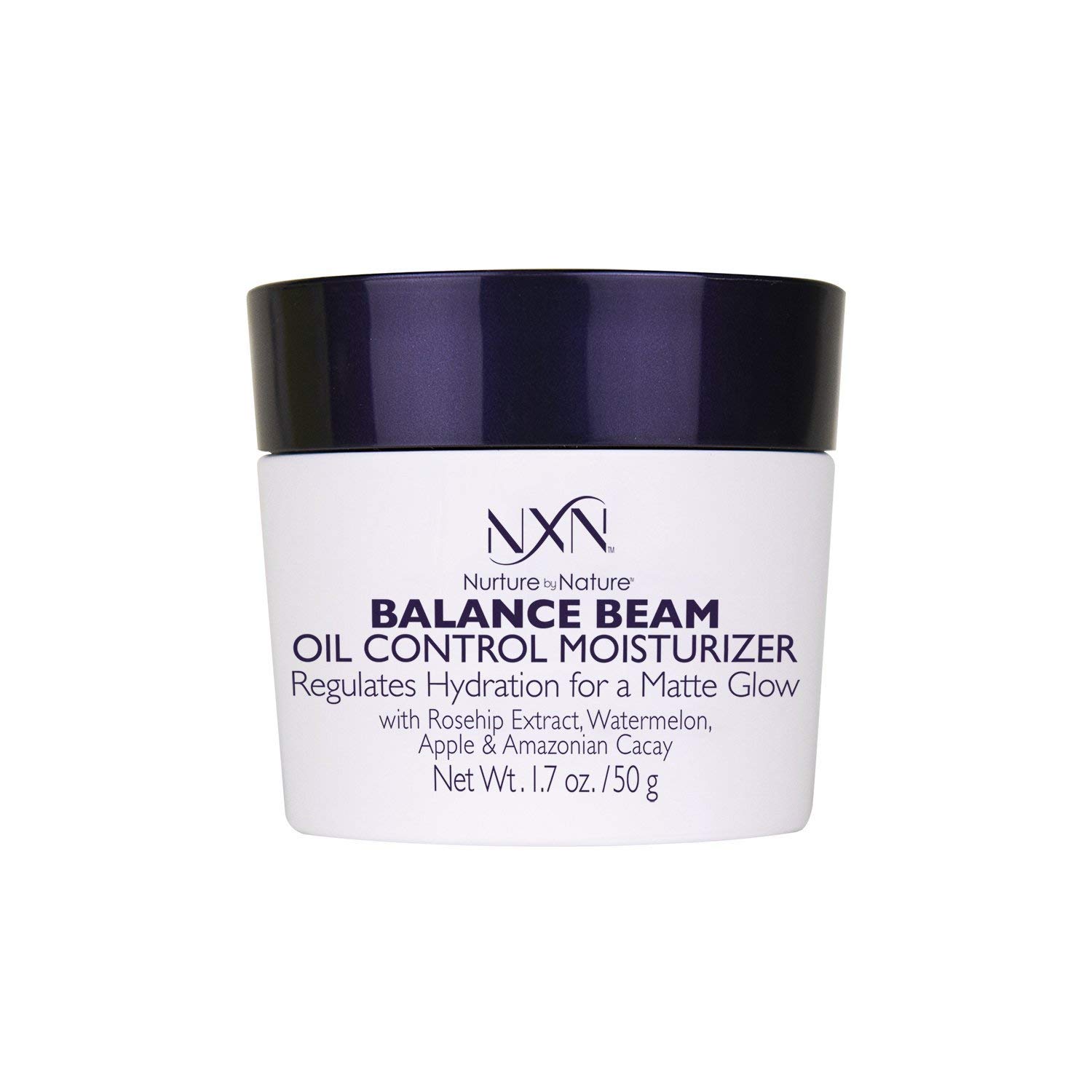 Nurture by Nature Nxn Balance Beam Oil Control Gel Cream Face Moisturizer, Natural And Organic Anti Aging Formula For Oily Or Combination Skin, Men And Women, 1.7 Oz