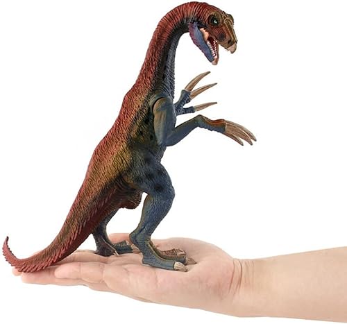 Miniatura 4 de Therizinosaurus - Juguetes de dinosaurio figuras de animales, juguete realista de Therizinosaurus con mandíbula móvil para regalo de cumpleaños,