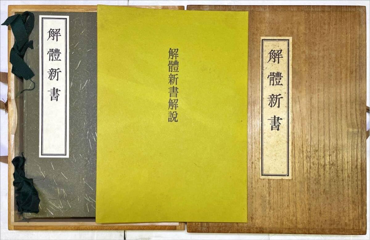 Amazon.co.jp: 解体新書（復刻版）和綴本五巻《帙入》解説書一巻 