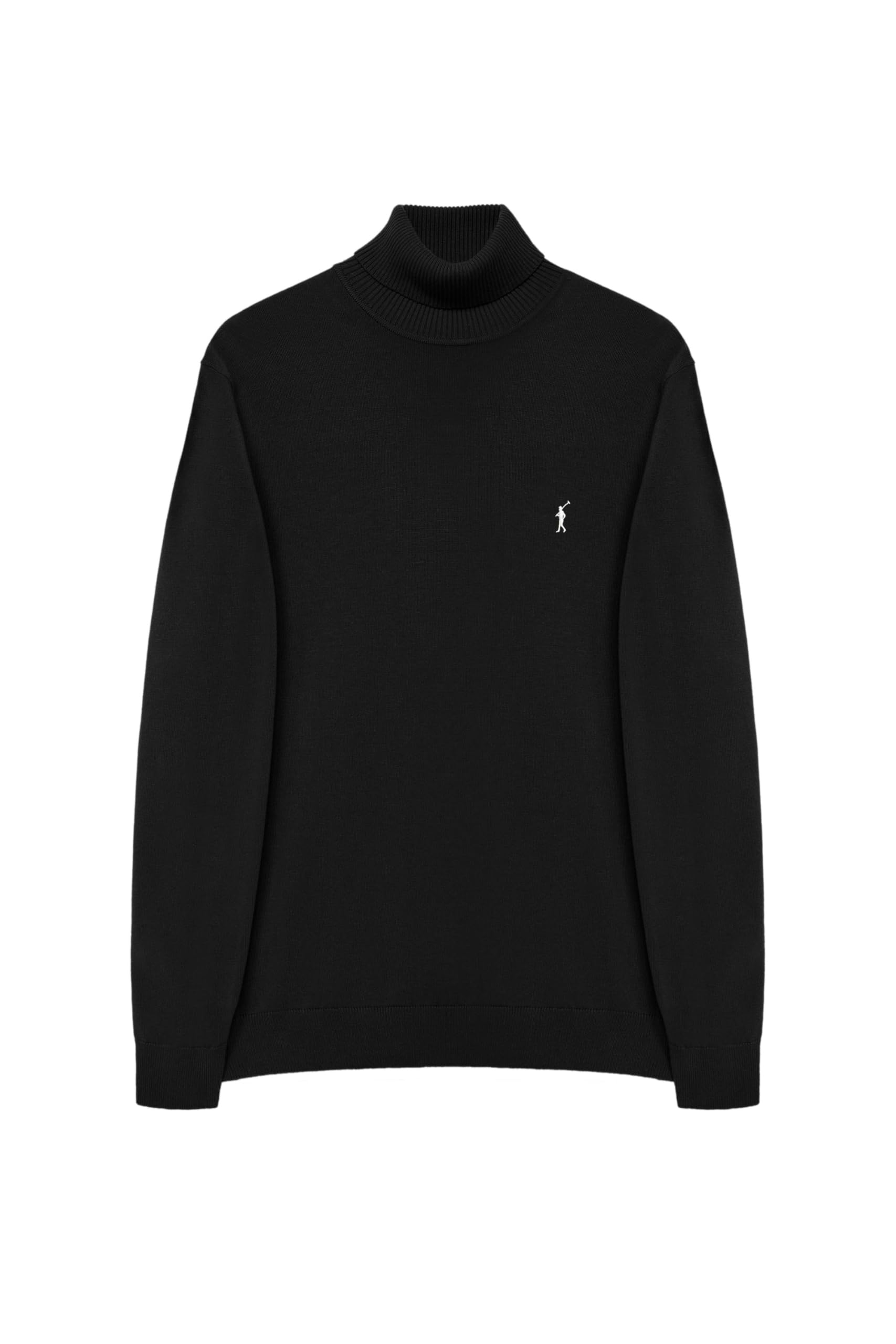 Polo Club Maglione Uomo Collo Alto - Maglioni Manica Lunga - 100% Cotone - Logo Ricamato