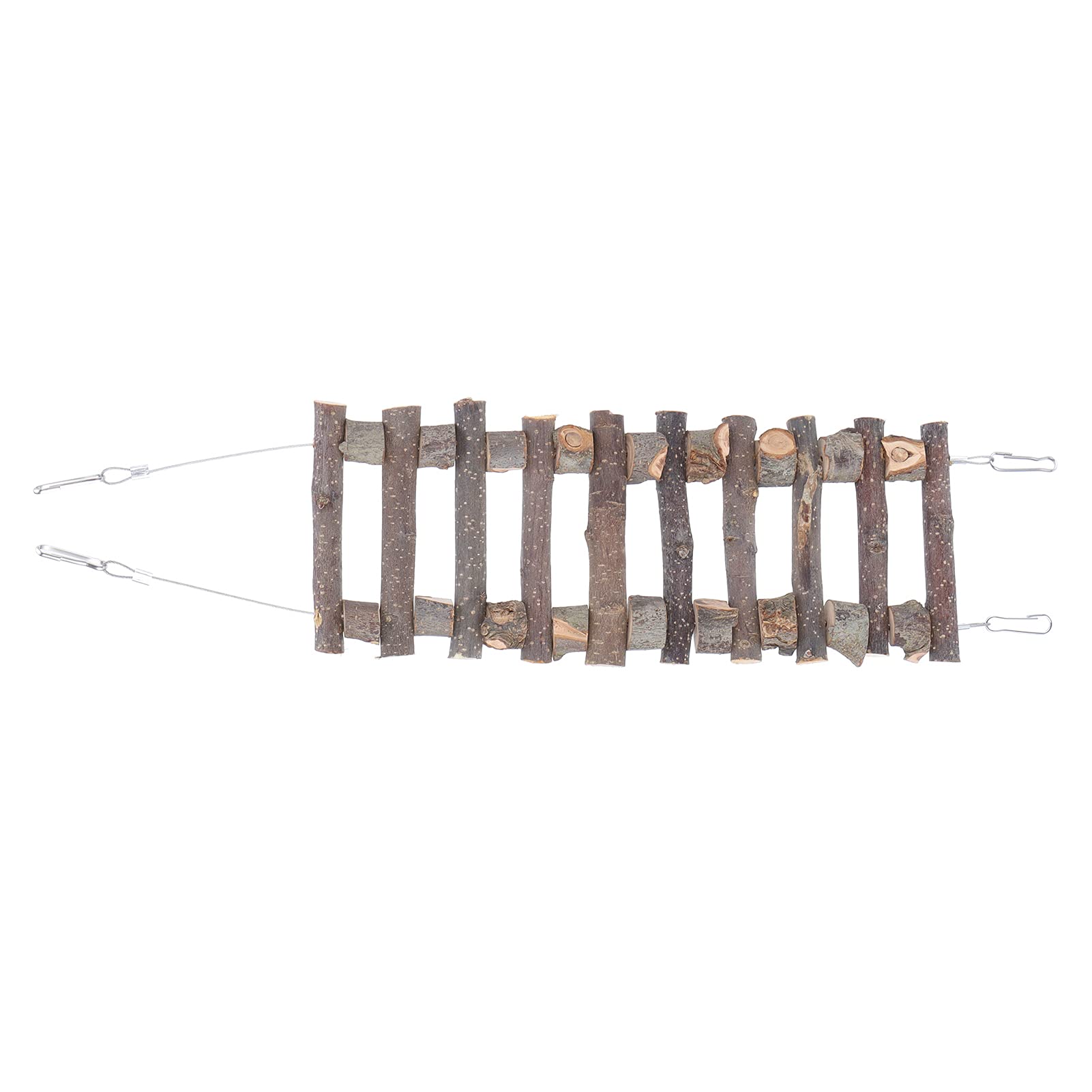 Joyzan Escalera de Cuerda del Pájaros, Escaleras Columpio Juguete Ave Jaula Puente Suspensión con Ganchos Desarrolla Equilibrio Los Pájaro Flexible Plegable para Hámster Ardilla Ratas Tortolitos