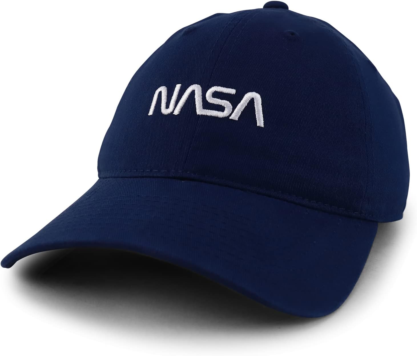 Armycrew NASA Worm Embroidered Low Profile 100% Cotton Dad Hat