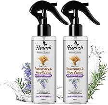 Hearch Rosemary & Rice Water Hair Growth Spray, 200ml | Adds Shine & Helps Reduce Hairfall, Strengthens Hair | For All Hair Types | For Men & Women(Pack of 2)