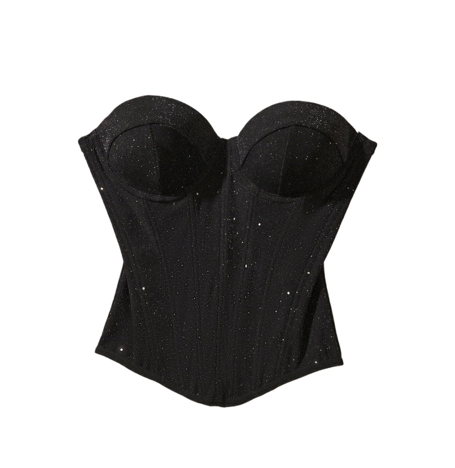 Fishbone Camisole Sexy Spicy Girl Fishbone trägerlose Bralette Weste Damen Pure Desire Brust Kleidung Oberbekleidung Top rückenfrei kurz