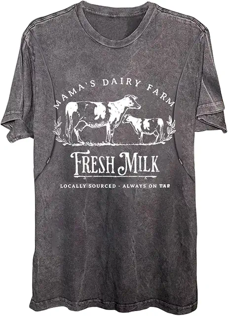 Chemises d'allaitement confortables avec fermeture éclair - Délavés à l'acide