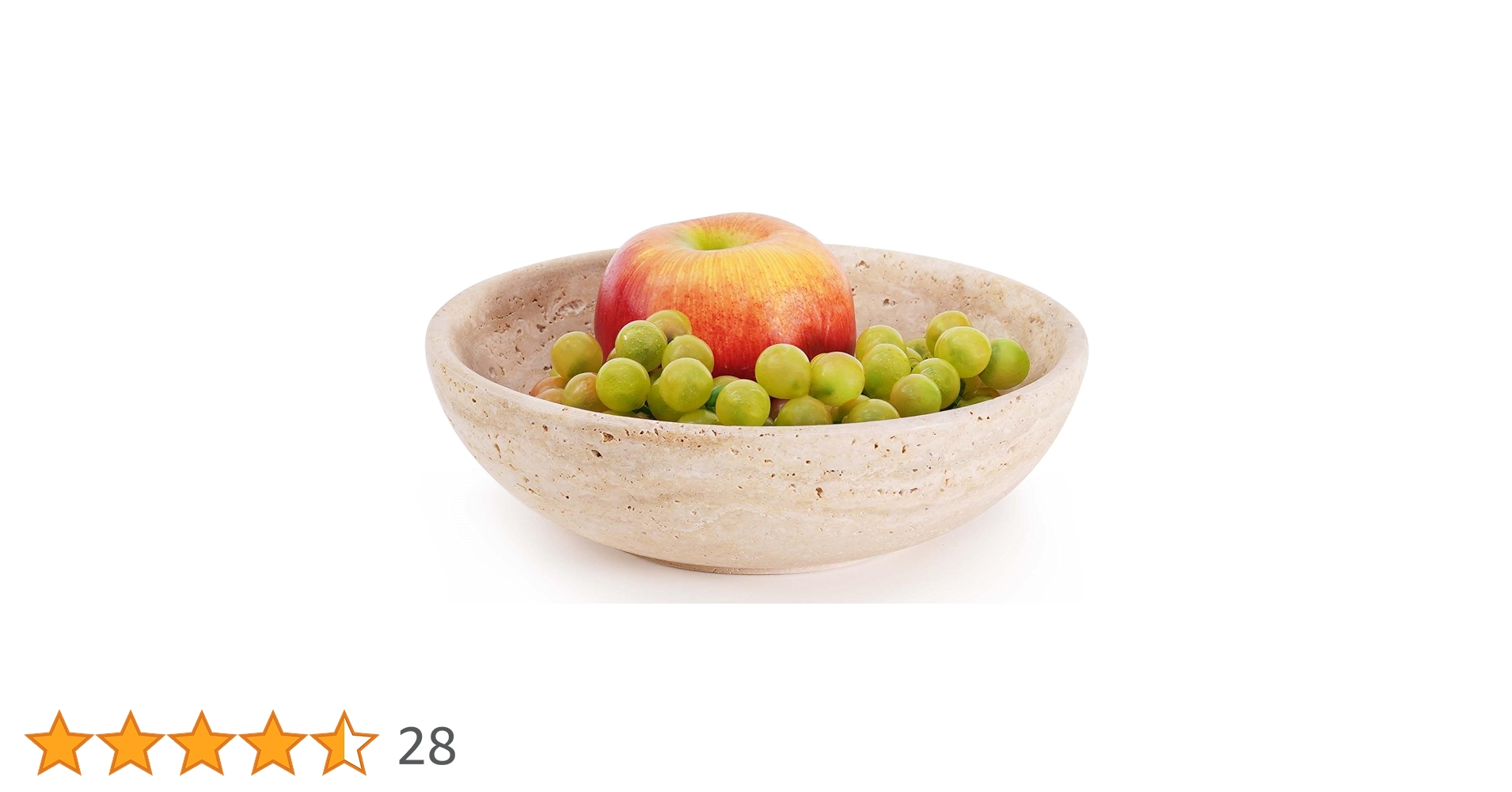 Amazon | SPESHSTONES 大理石フルーツボウル 8インチ