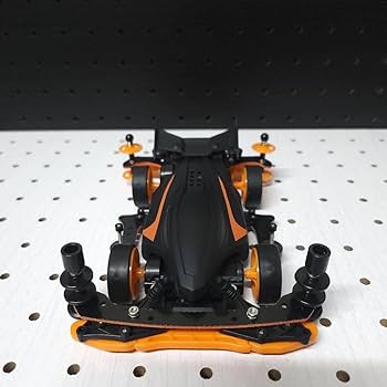 Amazon | ミニ四駆 完成マシン VZ デュアルリッジ 黒 オレンジ
