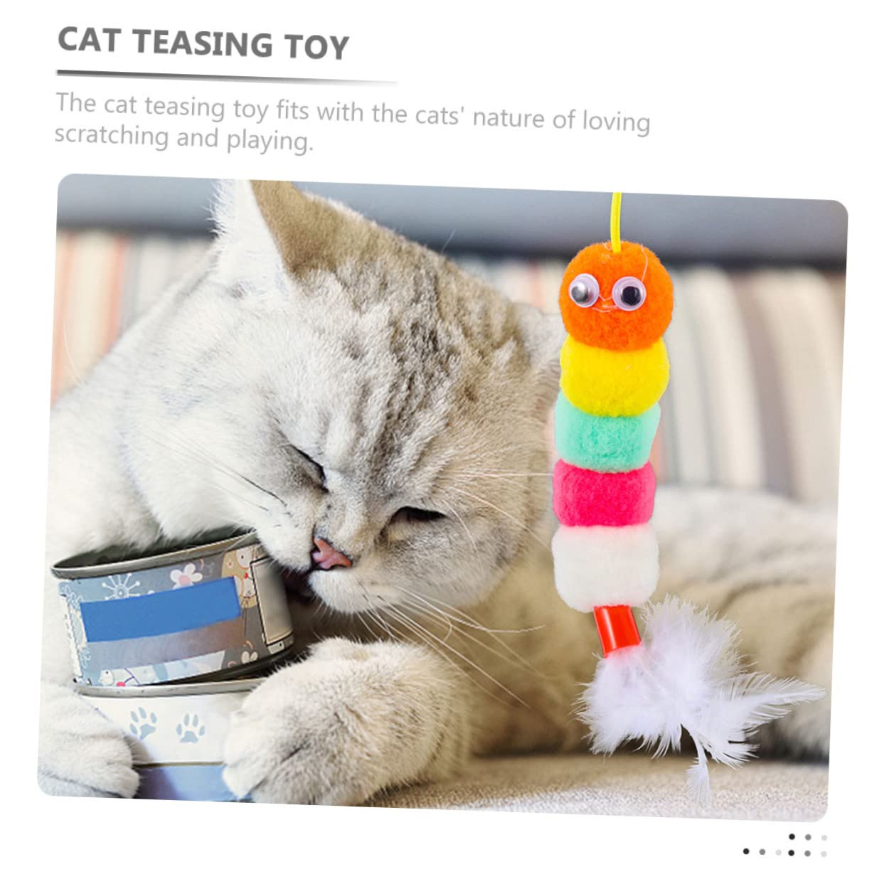 Mipcase 16stücke Teiliges Katzenspielzeug Katzenminze Einstellbare Hängende Spielzeuge Für Kätzchen Unterhaltsame Beschäftigung Für Haustiere Reduzierung Von Einsamkeit