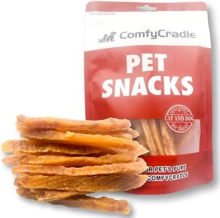 Chicken & Milk Jerky, Irresistible High-Protein Dog Treats, Calcium-Rich Tender Chews for Strong Bones & Teeth, Natural Training Reward, 10.58 Ounce